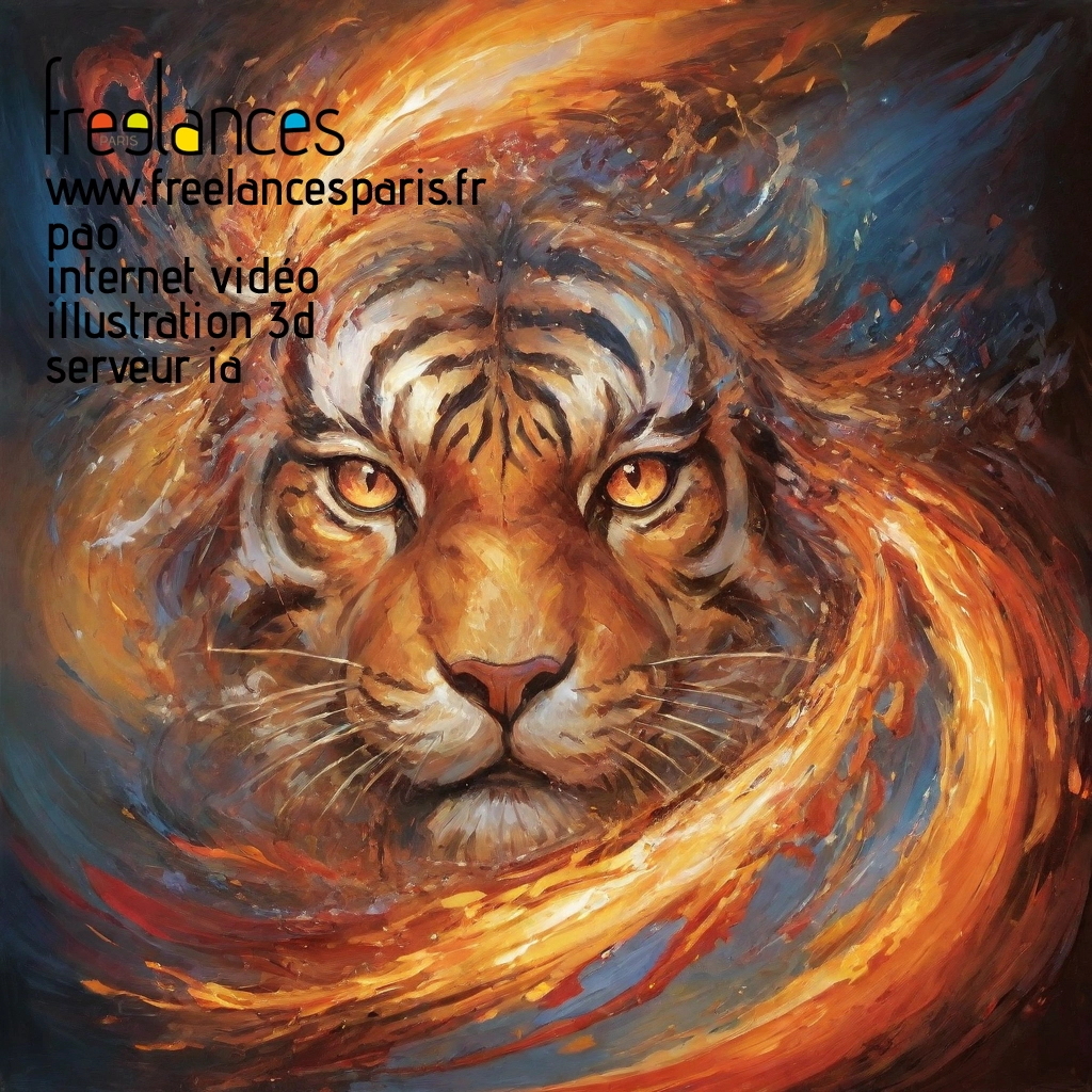 Pao mise en page internet vidéo illustration 3d serveur IA générative AI freelance paris studio de création magazines lu30ssi0